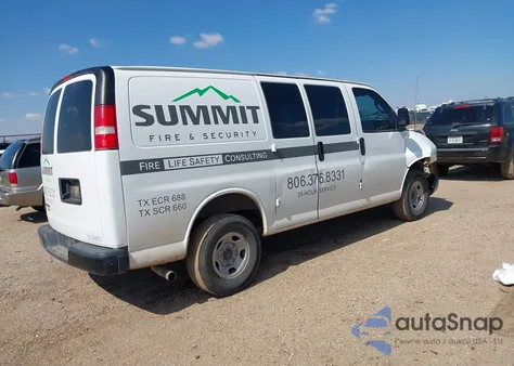 2016 Chevrolet Express 2500 Work Van из США, поврежденный, VIN 1GCWGAFF4G1288830